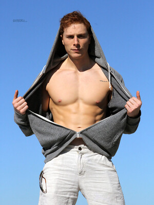 New Red Head Jock Mitchell Wright Jerks It